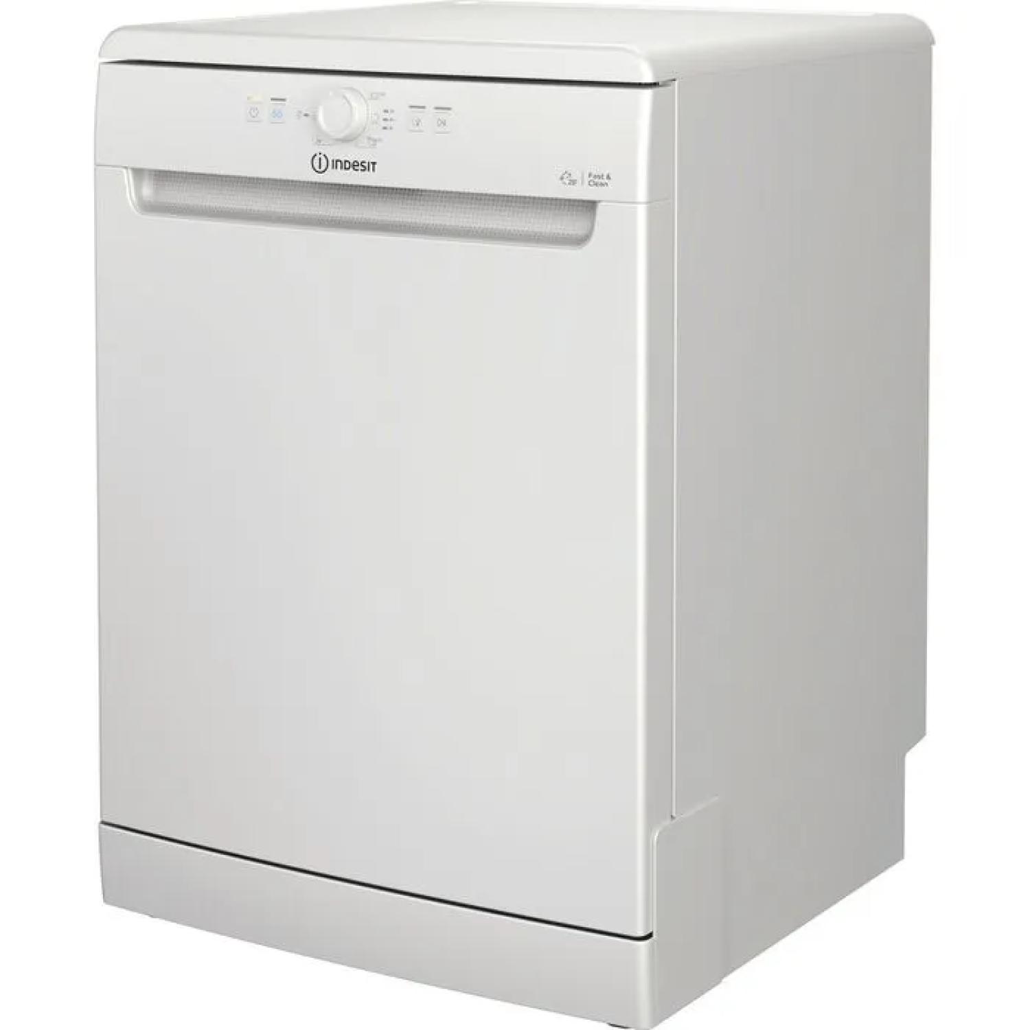 Indesit D2FHK26UK Full Size Dishwasher - White - E Rated full image