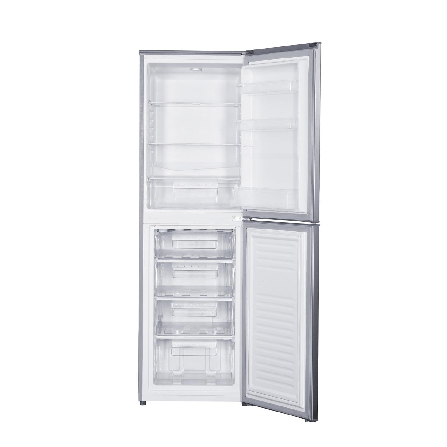 Haden HK240IX 55cm Manual Defrost Fridge Freezer - Inox full image