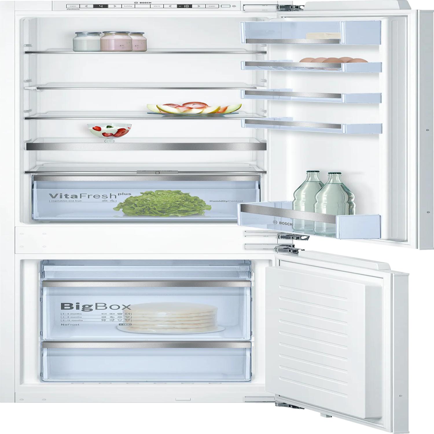 **EX DISPLAY **BOSCH Serie 6 KIN86AD30G Integrated 60/40 Fridge Freezer full image