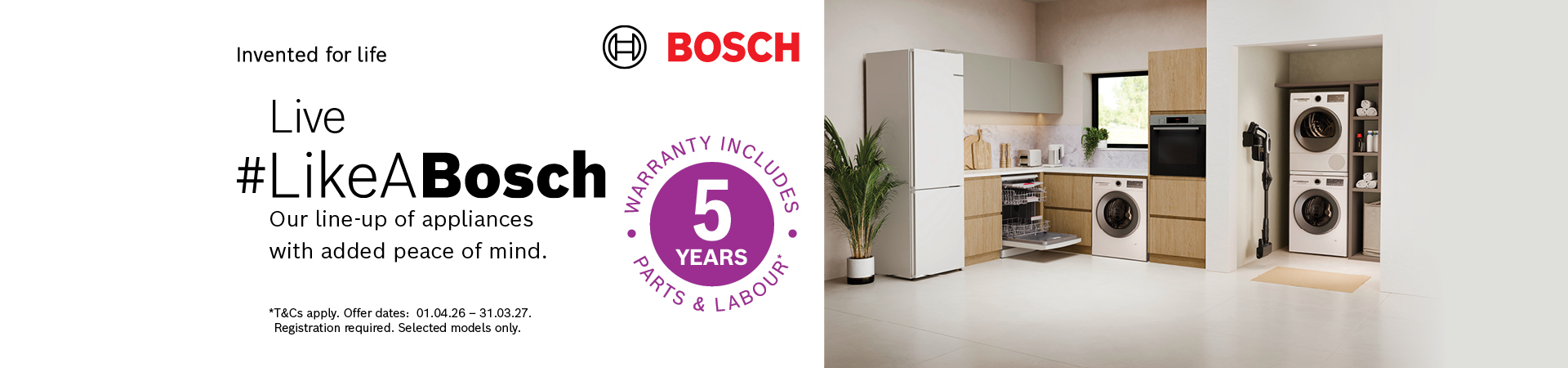 Bosch 5 Year Warranty