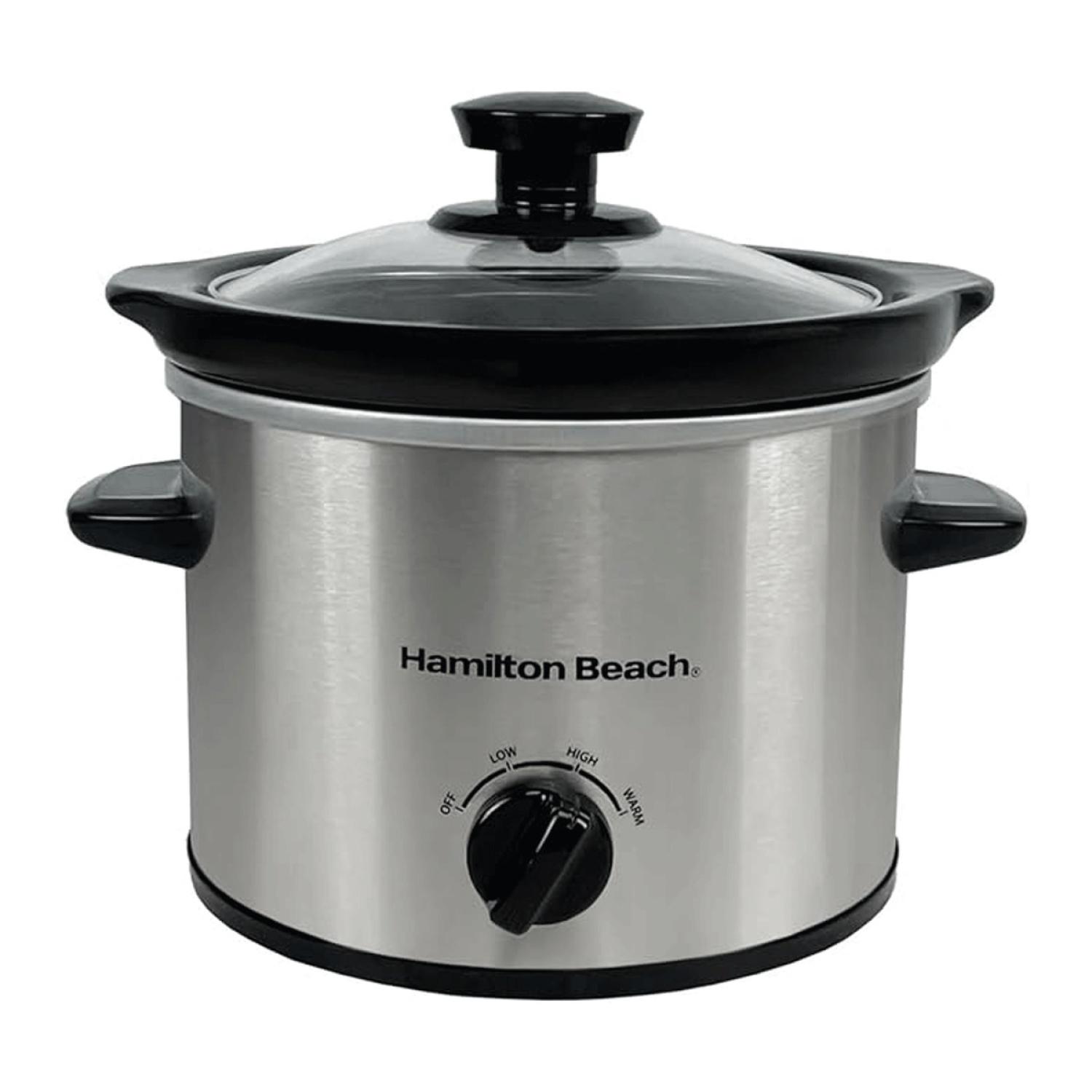 1.5ltr Slow Cooker - Stainless Steel full image