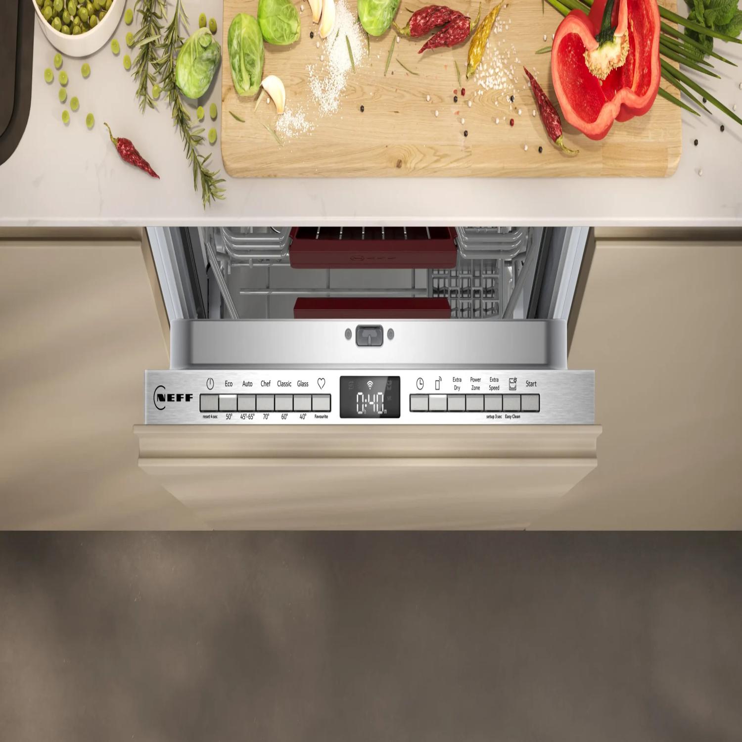 10 Place Integrated Slimline Dishwasher full image