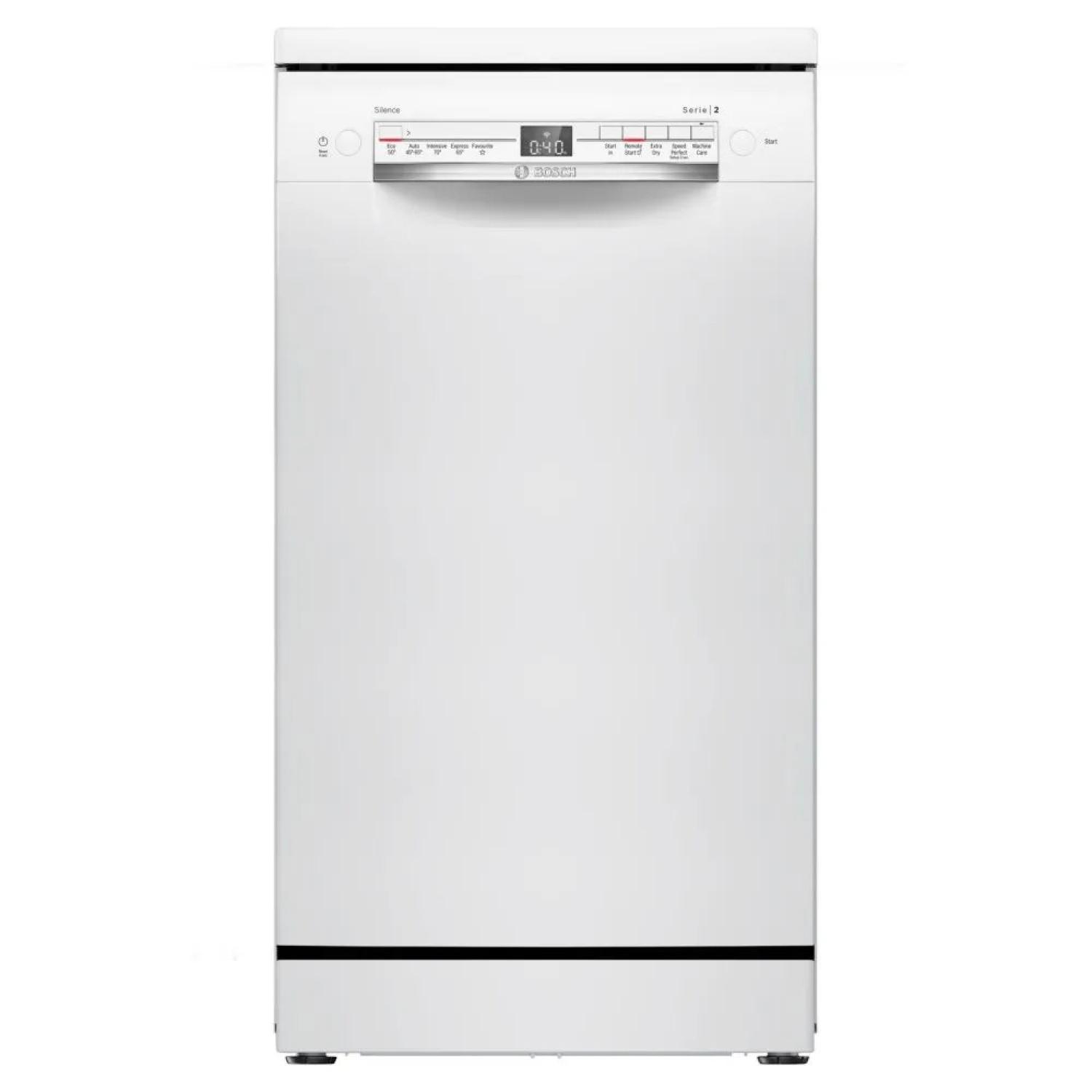 Bosch Slimline Dishwasher - 10 Place Settings - White full image
