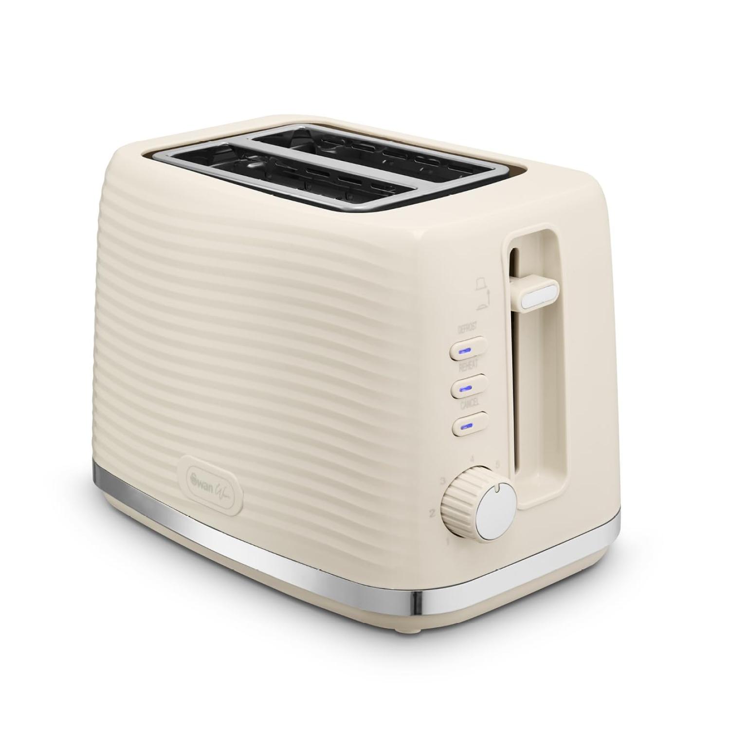 2 Slice Toaster - Cream full image