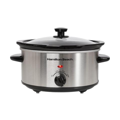 3.5ltr Slow Cooker - Stainless Steel