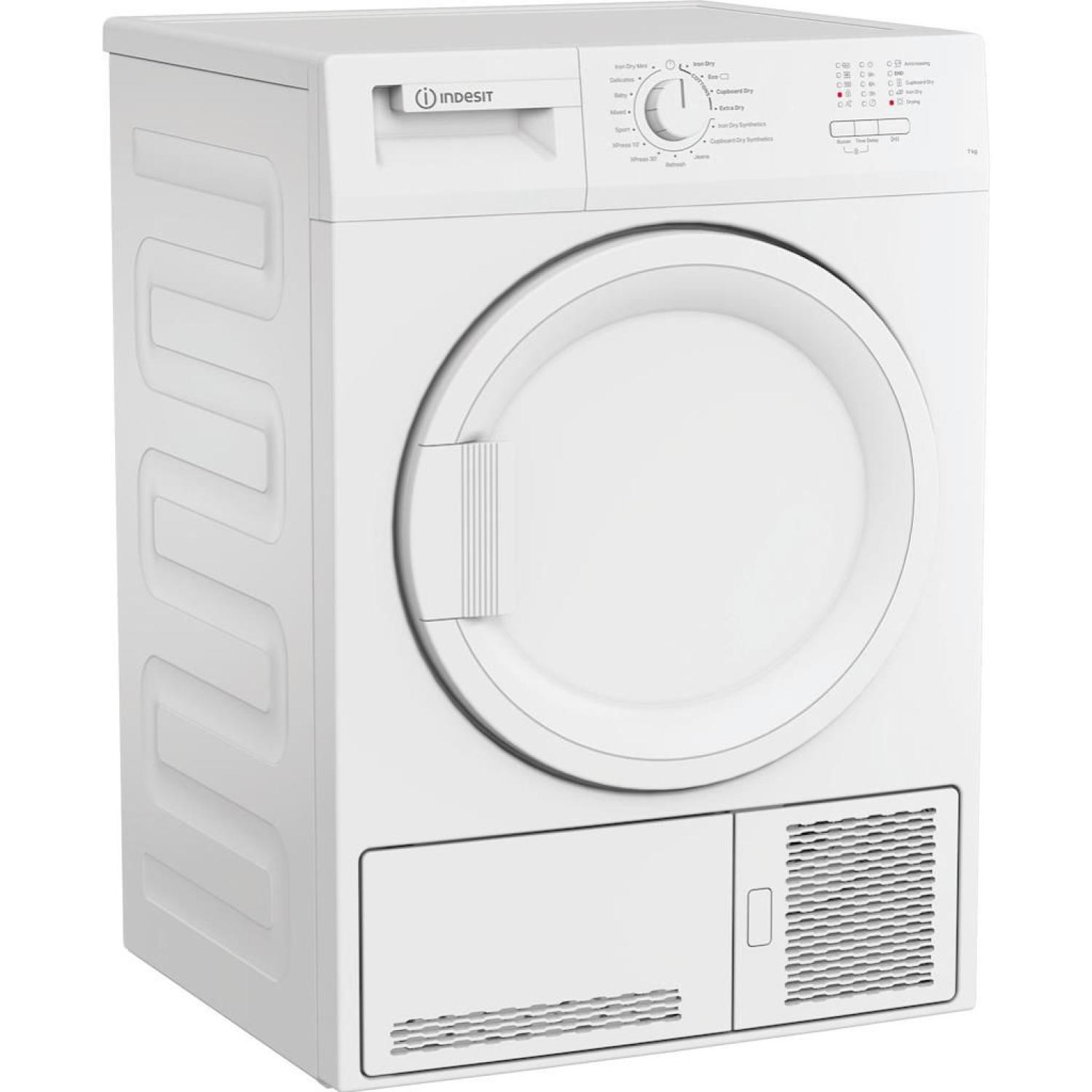 Indesit CYDC72WWGLUK 7Kg Condenser Tumble Dryer full image