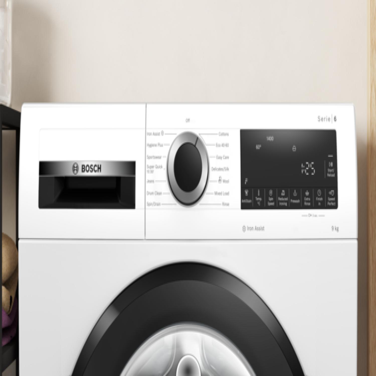 BOSCH Series 6 WGG24400GB 9 kg 1400 Spin Washing Machine - White full image