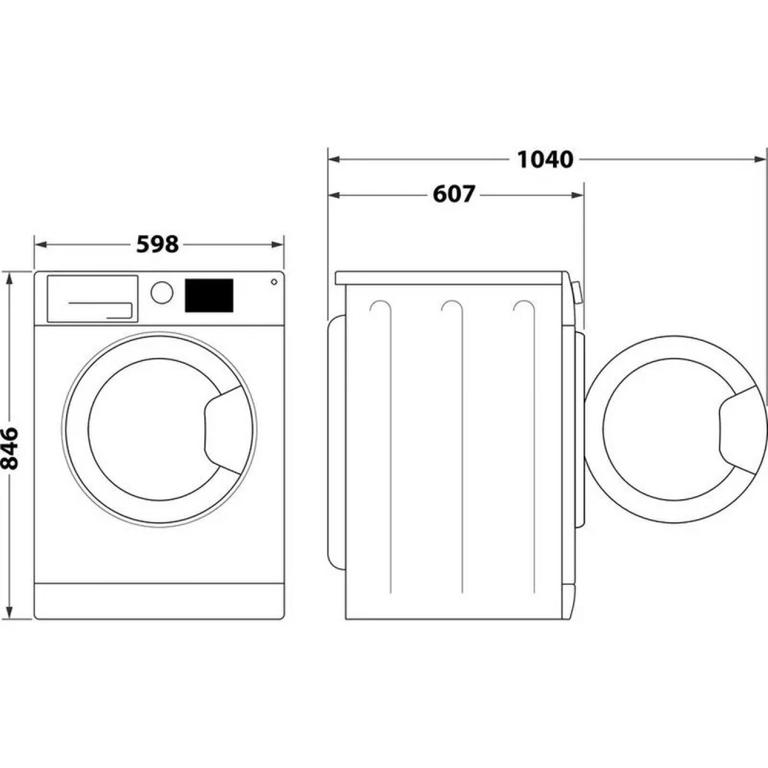 Hotpoint CHD93MWWSUK 9kg Heat Pump Tumble Dryer with PetHairCare - White full image