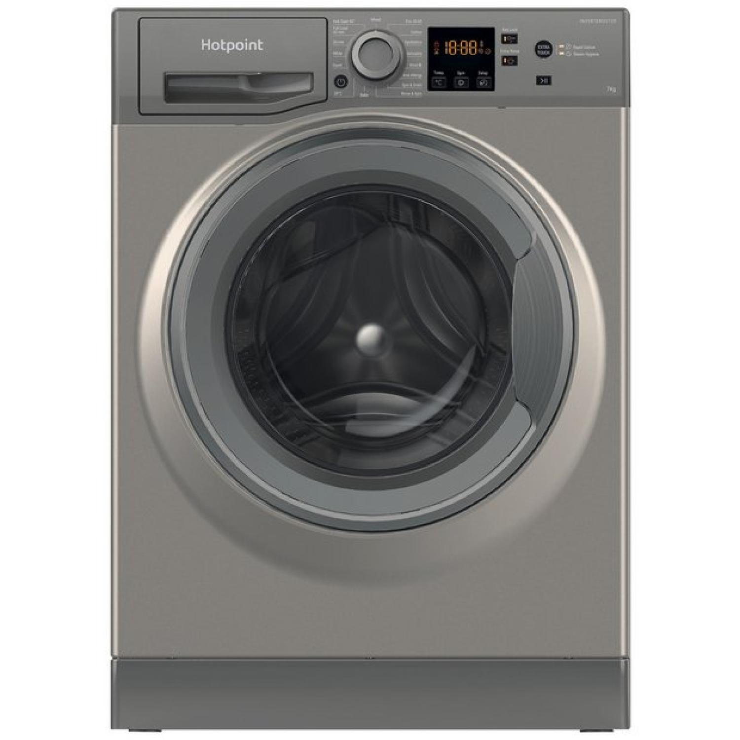 Hotpoint NSWM7469GGUK 7KG 1400 Spin Washing Machine - Graphite full image