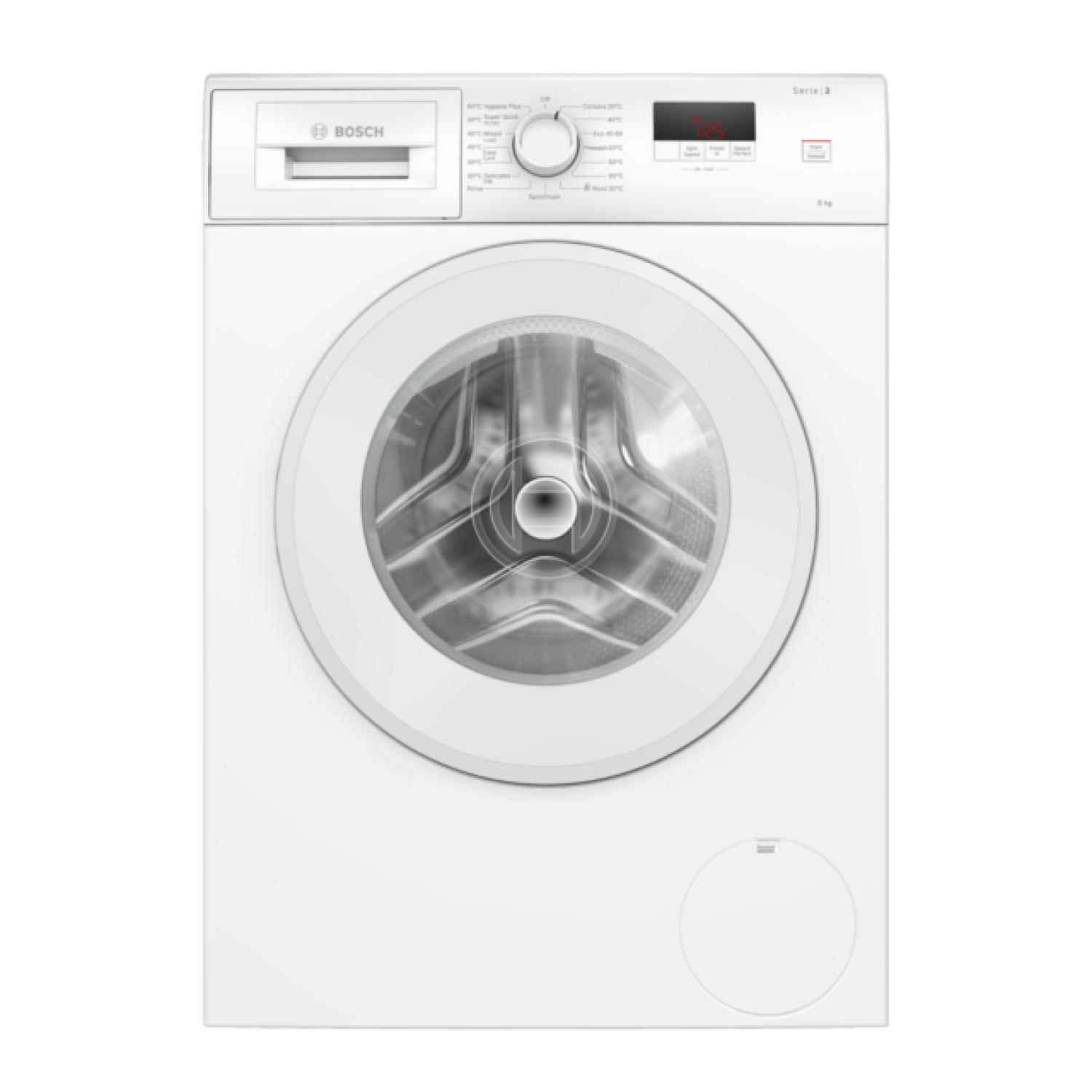 BOSCH Series 2 WGE03408GB 8 kg 1400 Spin Washing Machine - White full image