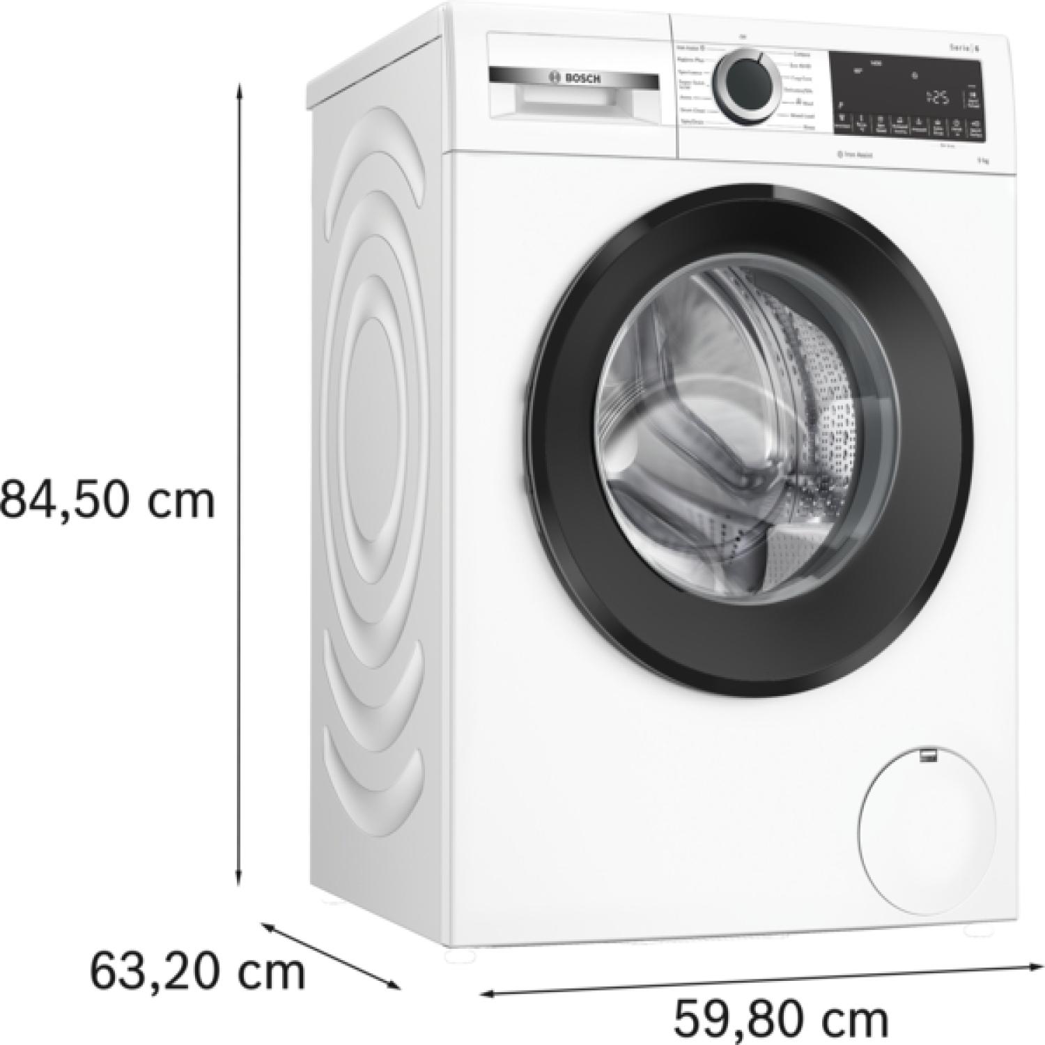 BOSCH Series 6 WGG24400GB 9KG Washing Machine 1400rpm A Rated White full image
