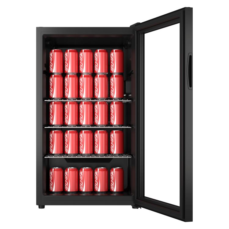 Iceking IKBEV85BK Undercounter Beverage Cooler – Black thumbnail image