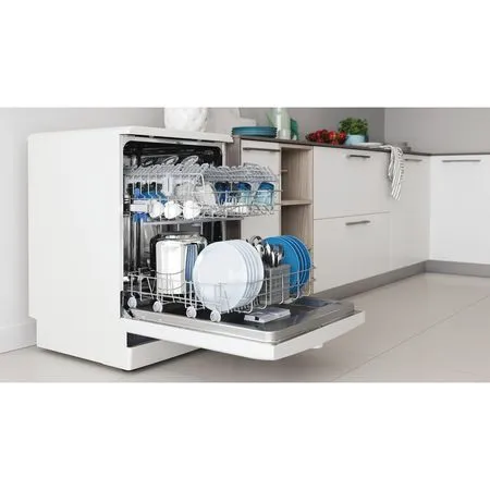 Indesit D2FHK26UK Full Size Dishwasher - White - E Rated thumbnail image