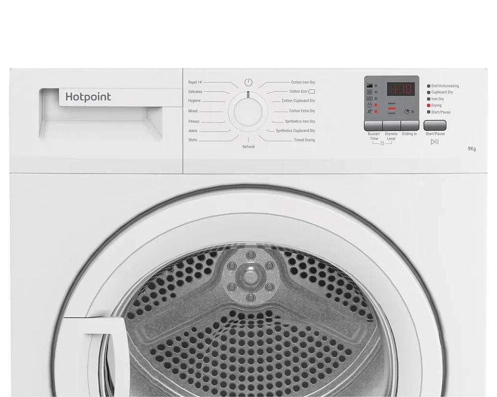 Hotpoint CHDC92WWGDUK 9Kg Condenser Tumble Dryer - White - B Rated thumbnail image