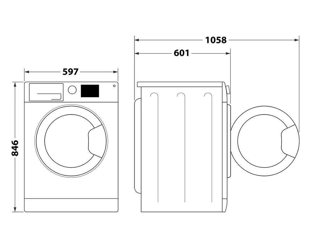Hotpoint CHDC92WWGDUK 9Kg Condenser Tumble Dryer - White - B Rated thumbnail image