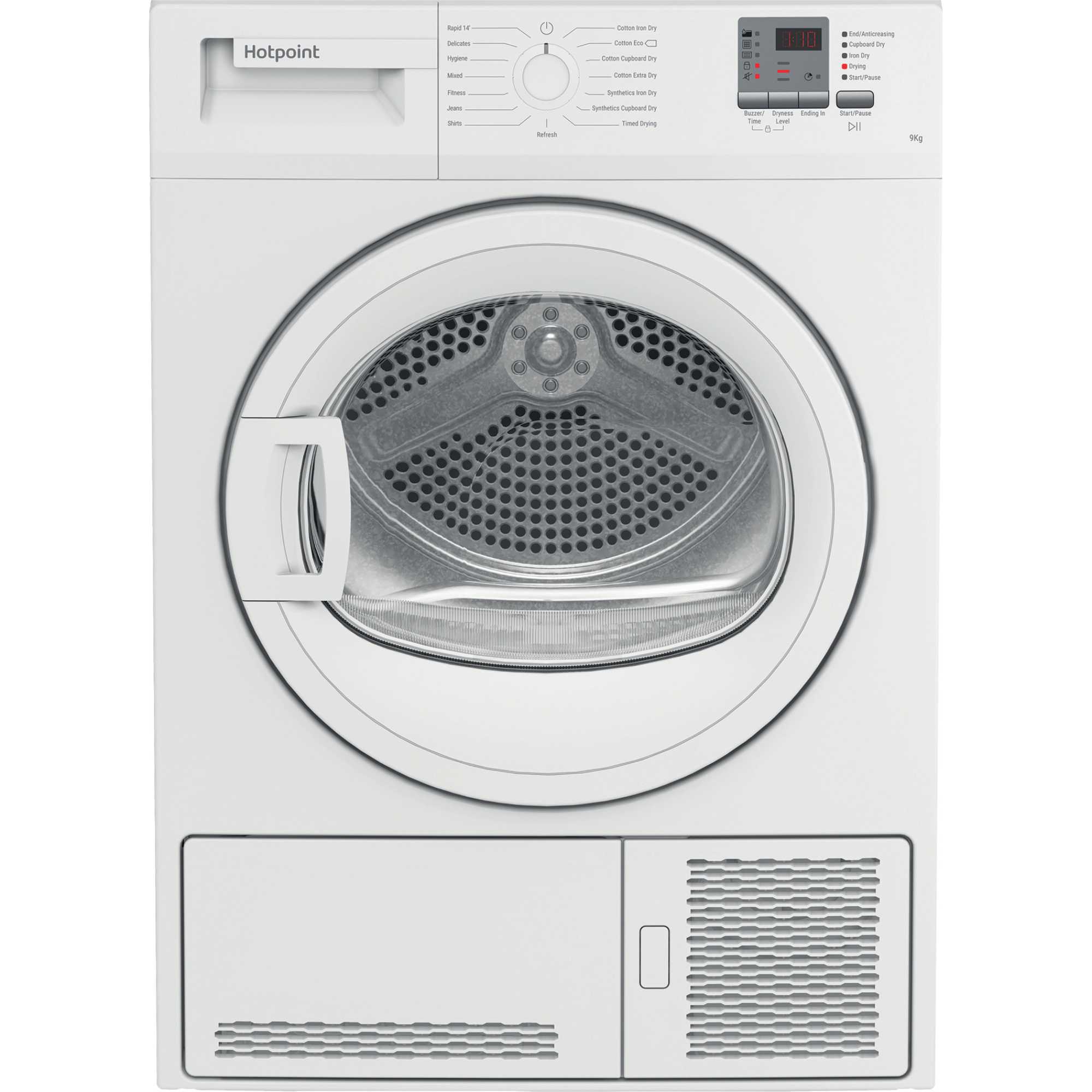 Hotpoint CHDC92WWGDUK 9Kg Condenser Tumble Dryer - White - B Rated thumbnail image