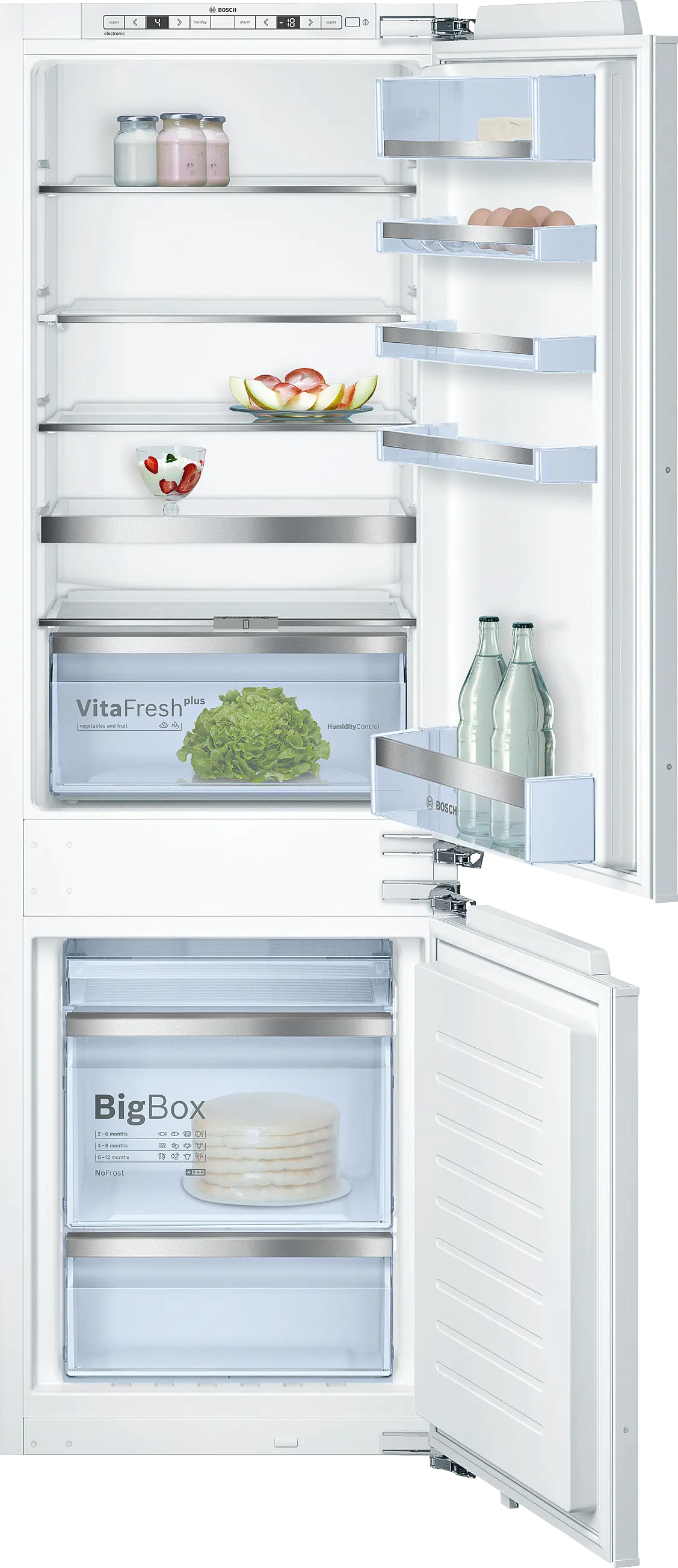 **EX DISPLAY **BOSCH Serie 6 KIN86AD30G Integrated 60/40 Fridge Freezer thumbnail image