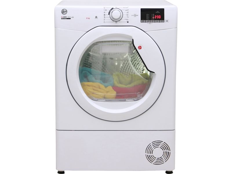 Hoover HLE H8A2DE 80 8KG Heat Pump Tumble Dryer White thumbnail image