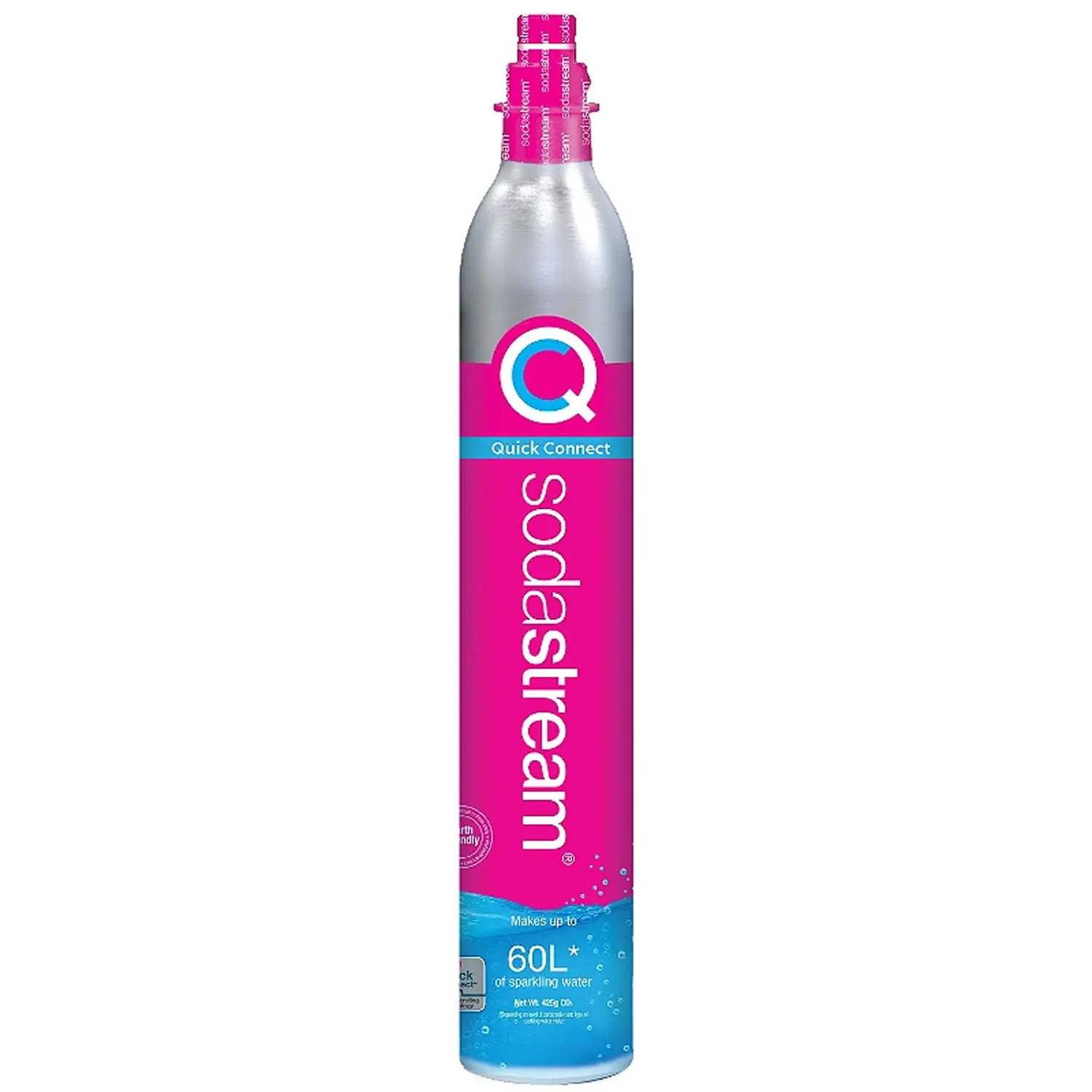 SodaStream 60 Litre Quick Connect Gas Cylinder - Pink thumbnail image