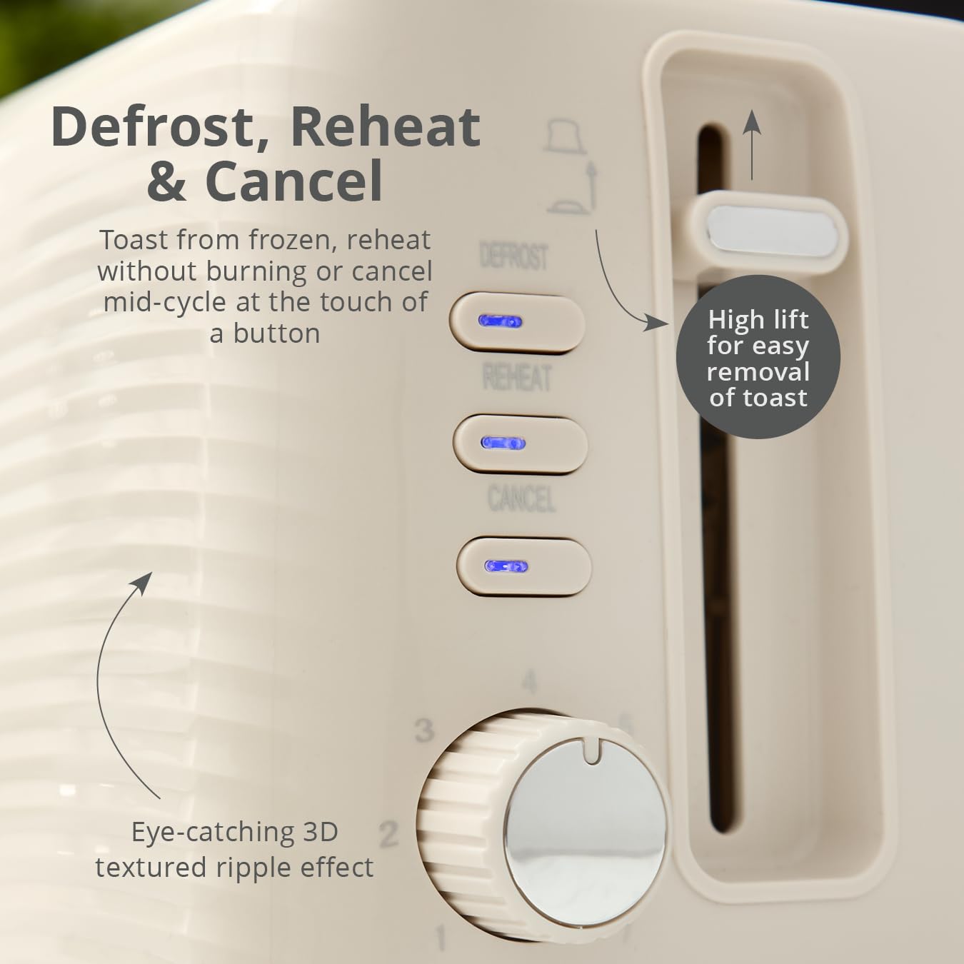 2 Slice Toaster - Cream thumbnail image
