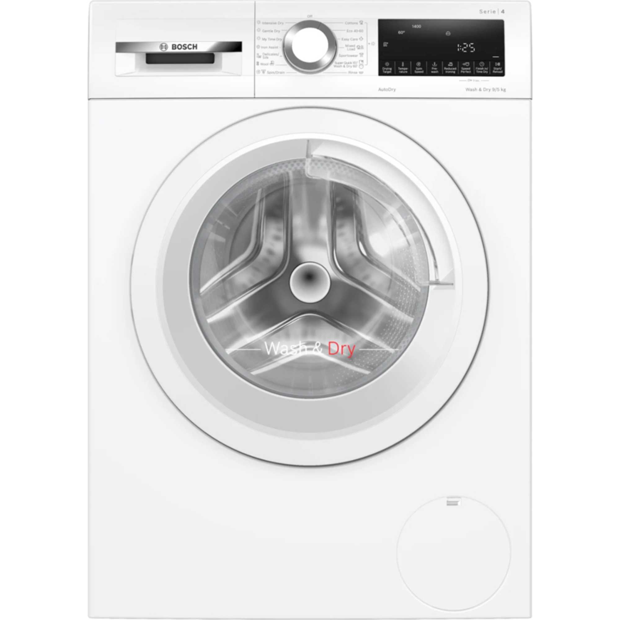 BOSCH WNA144V9GB SERIES 4     9KG/5KG  1400 SPIN WASHER DRYER thumbnail image
