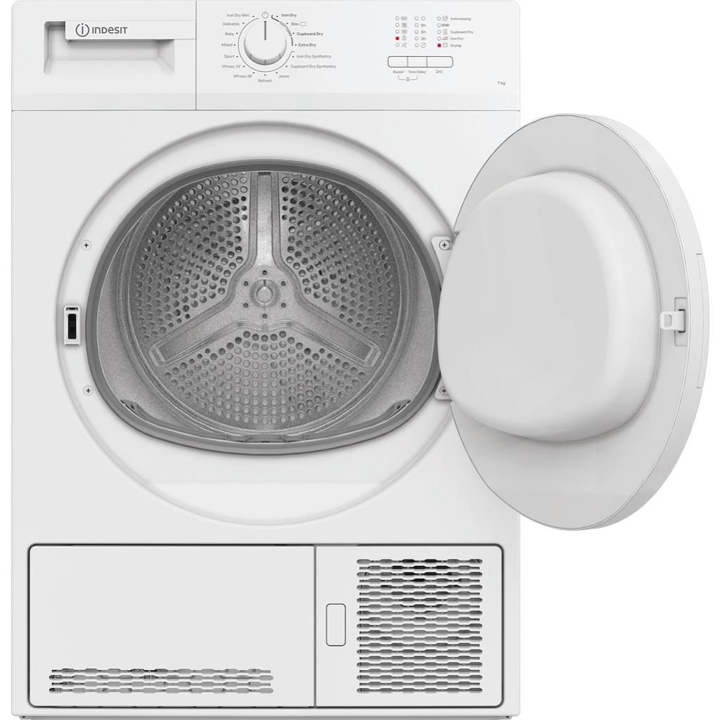 Indesit CYDC72WWGLUK 7Kg Condenser Tumble Dryer thumbnail image