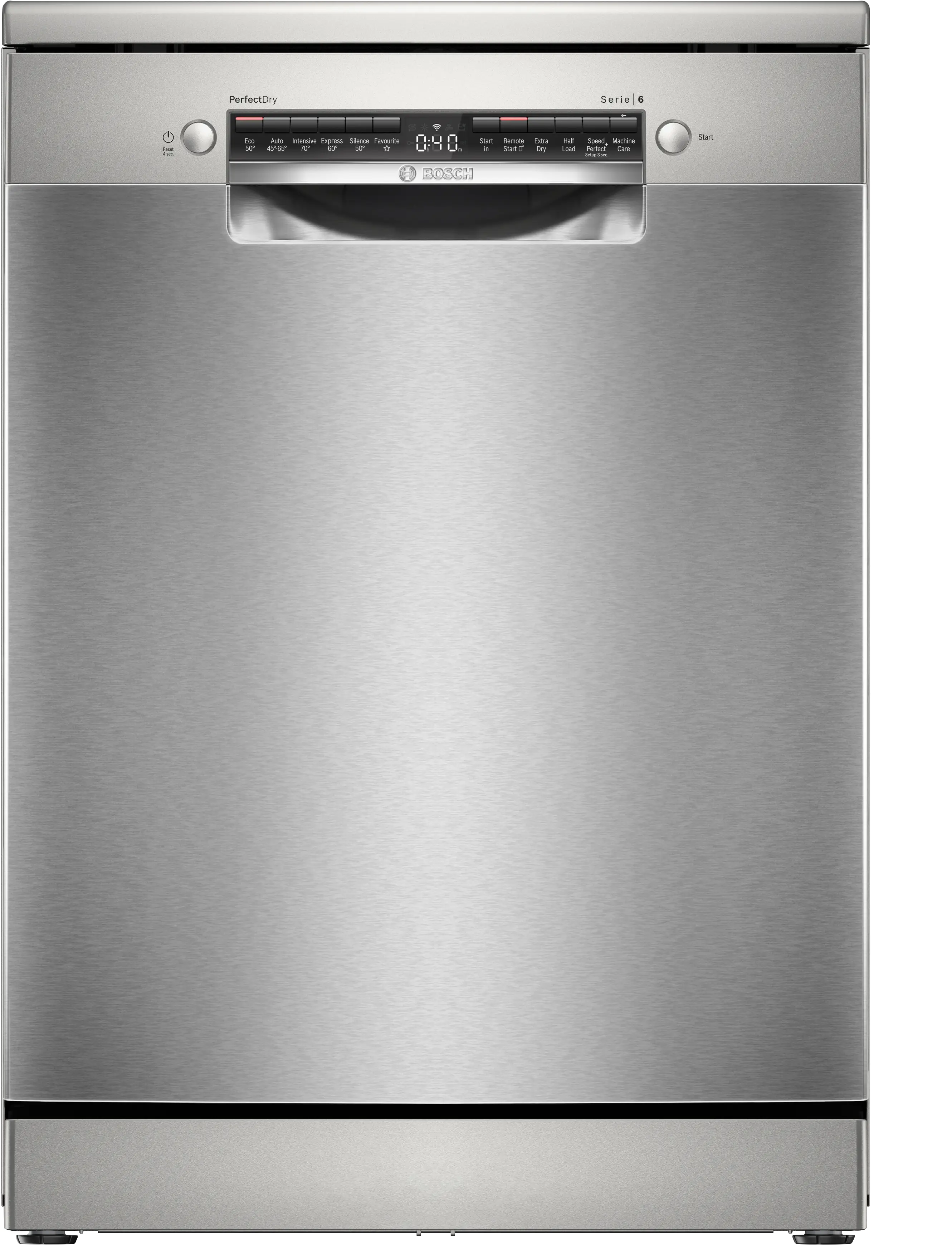 Bosch Series 6 Free-standing dishwasher 60 cm Brushed steel anti-fingerprint