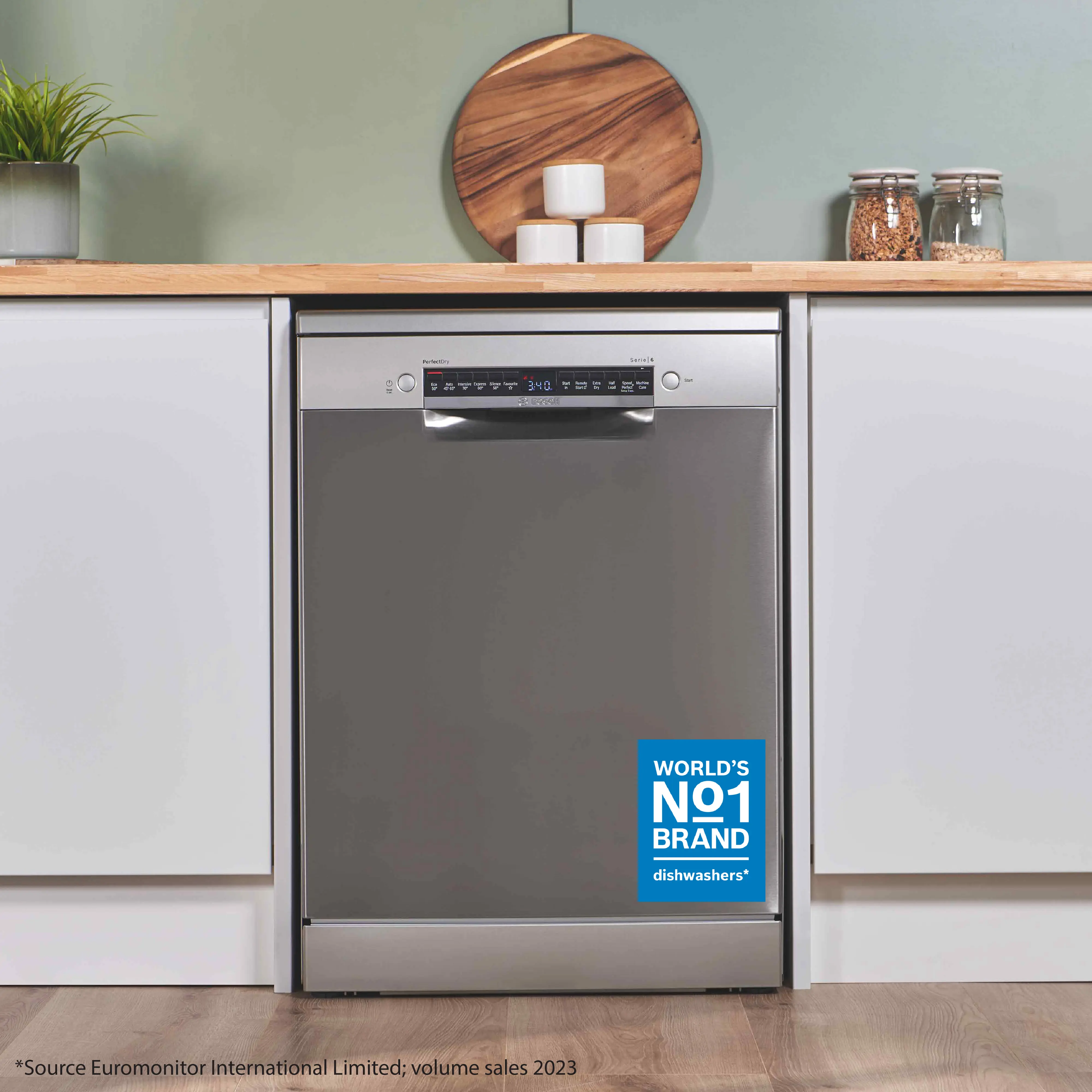 Bosch Series 6 Free-standing dishwasher 60 cm Brushed steel anti-fingerprint thumbnail image