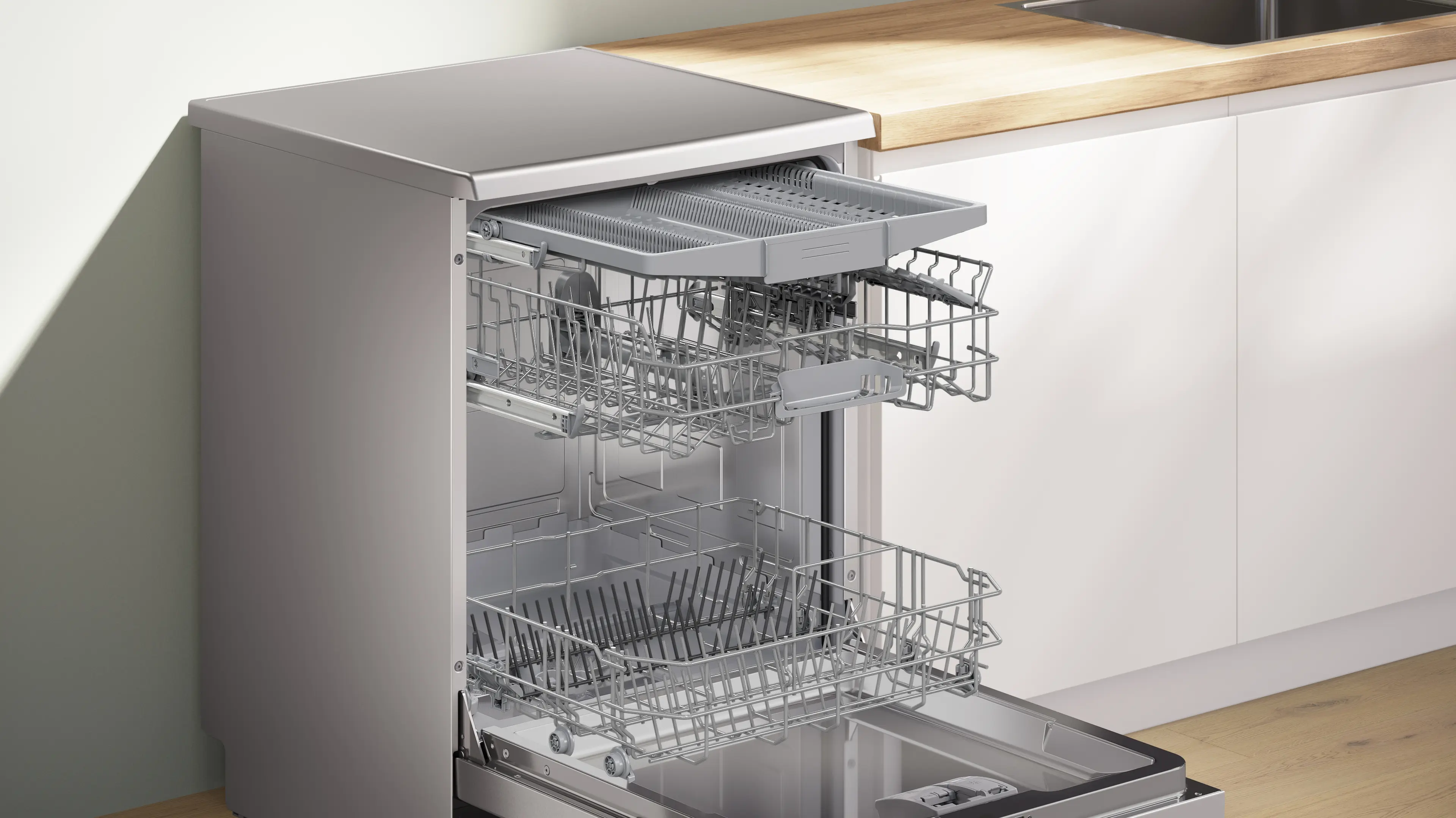 Bosch Series 2 Free-standing dishwasher 60 cm Brushed steel anti-fingerprint thumbnail image