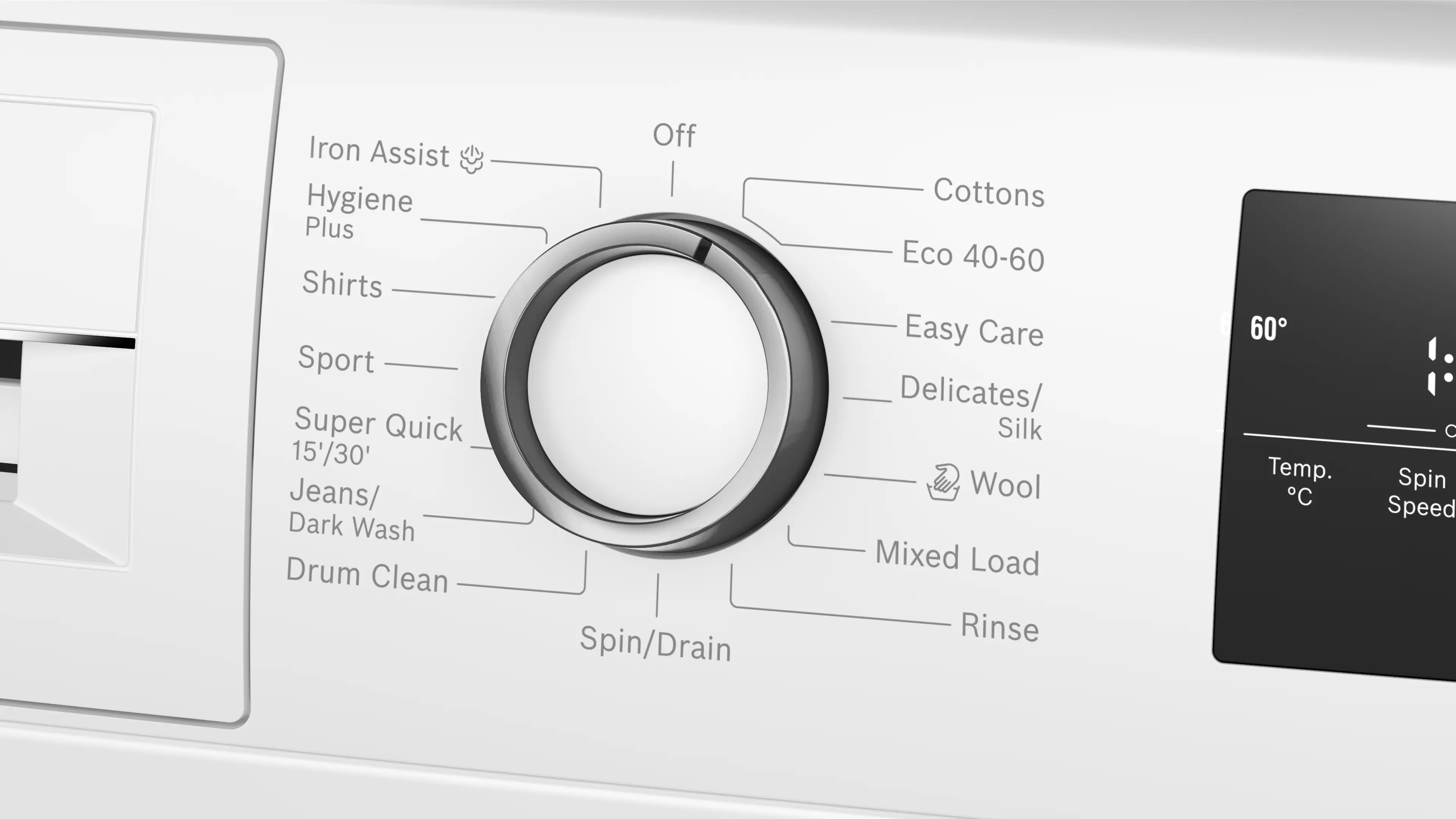 Bosch Series 4 Washing machine, front loader 9 kg max. 1400 rpm full image